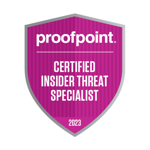 Proofpoint Certified Insider Threat Specialist