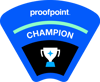 Proofpoint champion certification